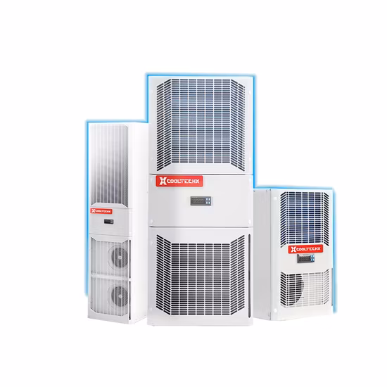 Armário externo de telecomunicações refrigerador de ar certificado CE AC 600W Armário de telecomunicações Condicionador de ar industrial