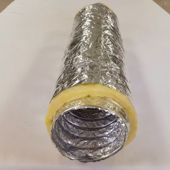 Duto de aquecimento de ar espiral resistente ao calor Bunnings de tubo de combustão flexível para aquecedores de ar