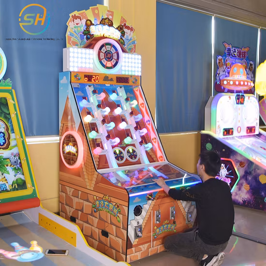 Lucky Draw Machines Máquina de jogos de entretenimento Máquinas de jogos de arcade Equipamento de loteria com sopro de ar